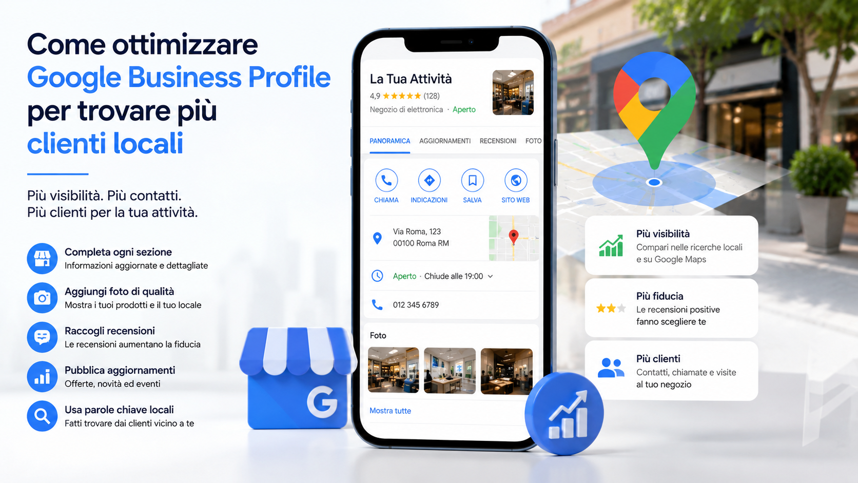 Come ottimizzare Google Business Profile per trovare pi&ugrave; clienti locali